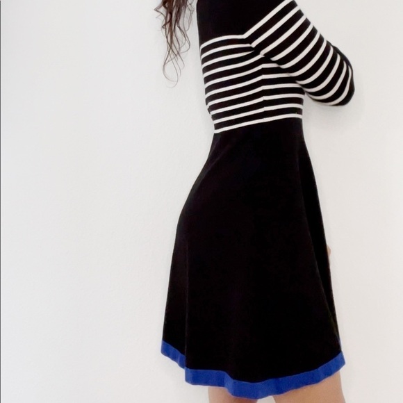 Vince Camuto long sleeve color block sweater dress - Picture 5 of 9